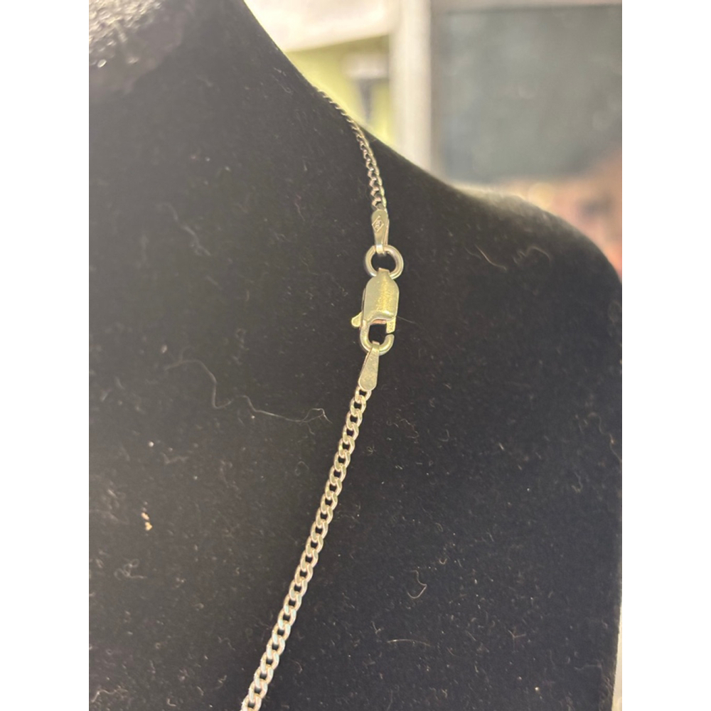 Vintage Vibes – Turquoise Drop Pendant on 925 Silver Chain - Picture 4 of 8